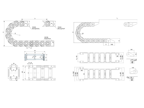重型工程塑料拖鏈