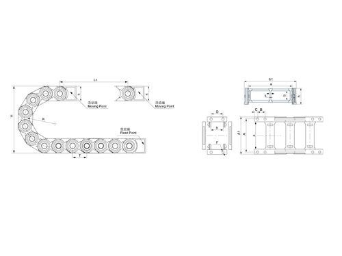 重型工程塑料拖鏈